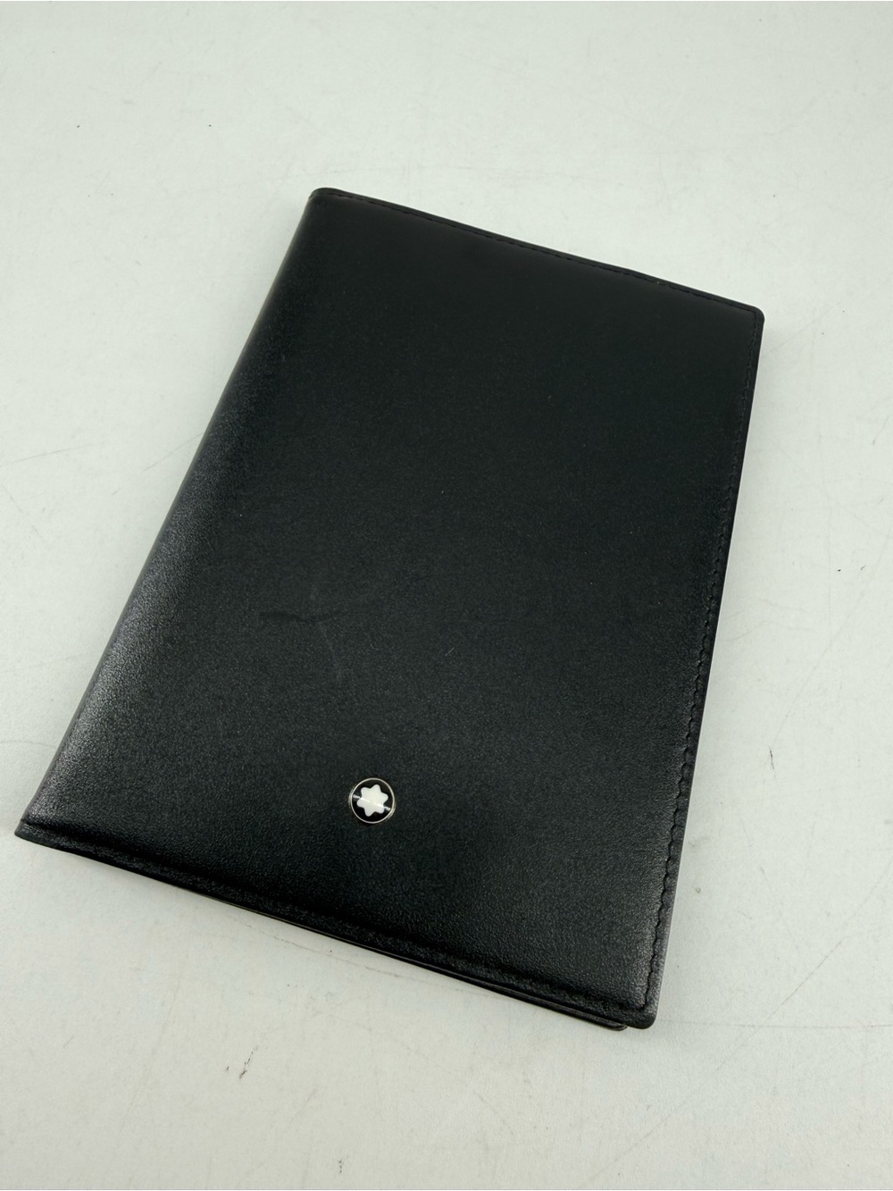 Montblanc Black Leather Travel Document Wallet